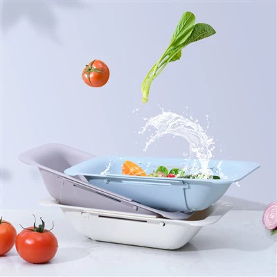 Fellanlegt colander síu